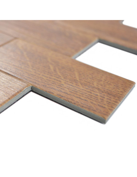 Självhäftande Mosaik Vinyl Träoptik Ek | Ekosten.se