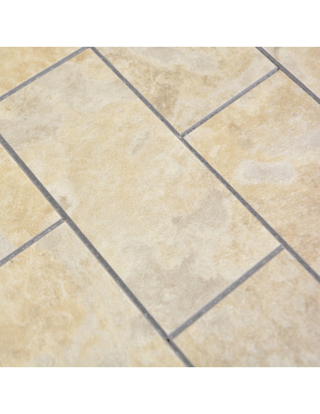 Självhäftande Vinylmosaik Kalksten Beige | Ekosten.se