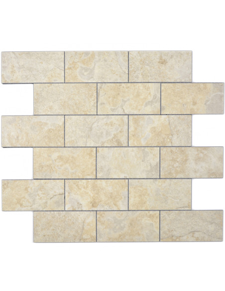 Självhäftande Vinylmosaik Kalksten Beige | Ekosten.se