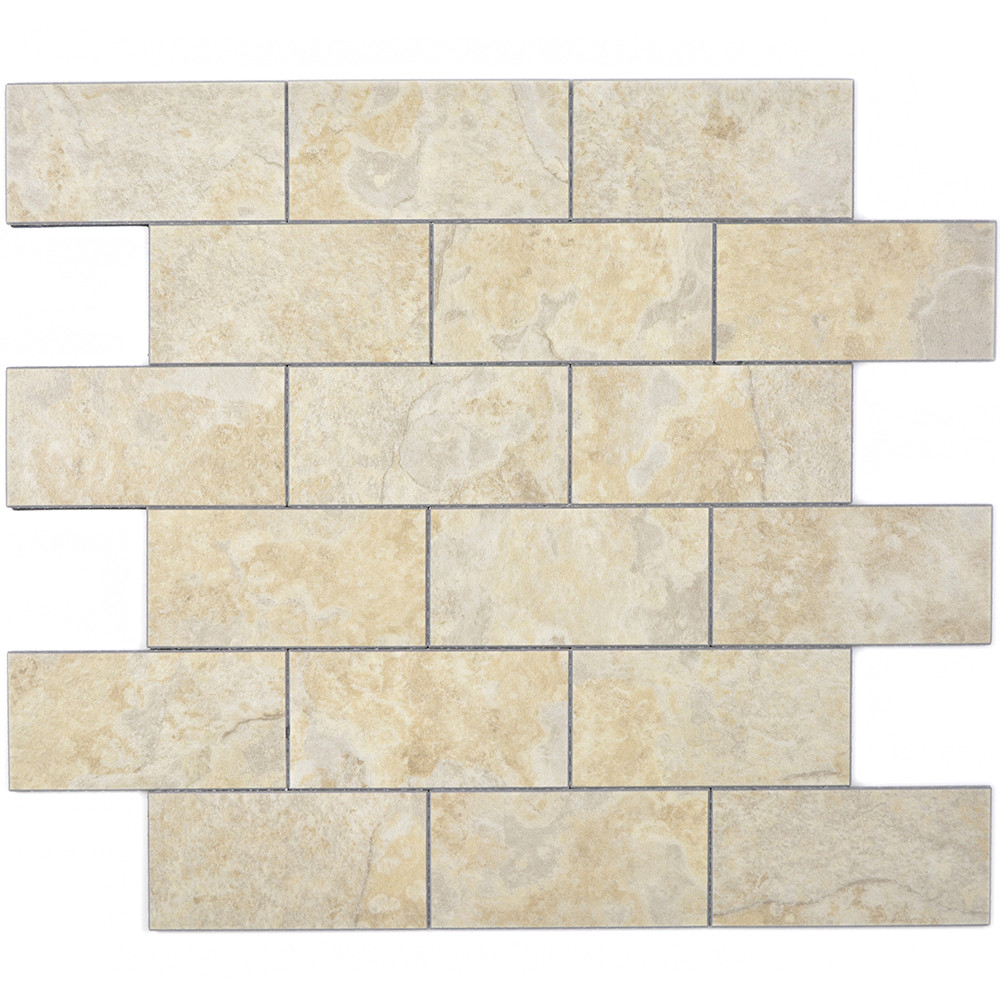 Självhäftande Vinylmosaik Kalksten Beige | Ekosten.se
