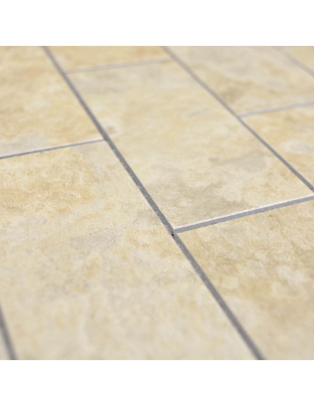 Självhäftande Vinylmosaik Kalksten Beige | Ekosten.se