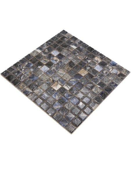 Svart Klinker Mosaik Marmor Optik | Ekosten.se