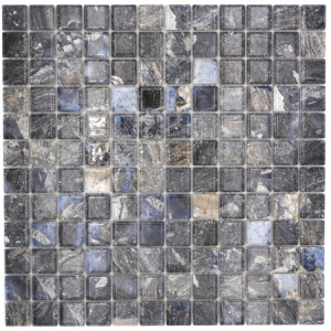 Svart Klinker Mosaik Marmor Optik | Ekosten.se