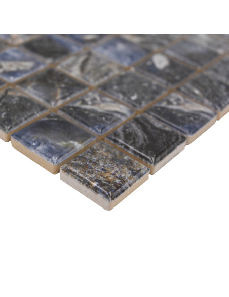 Svart Klinker Mosaik Marmor Optik | Ekosten.se