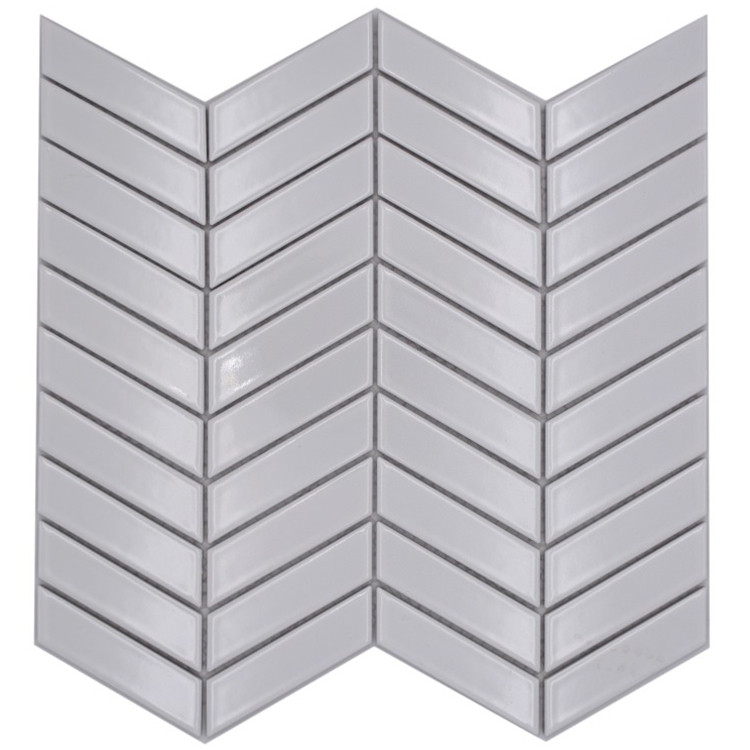 Vit Fiskben Klinker Mosaik Blank | Ekosten.se