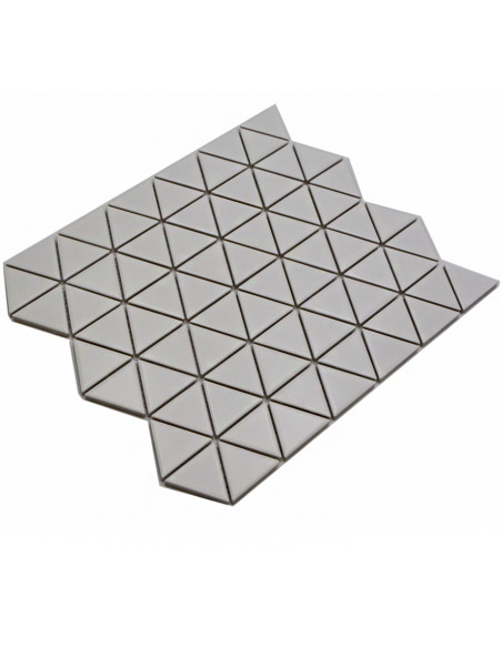 Triangel Klinkermosaik Vit Matt | Ekosten.se