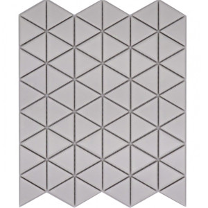 Triangel Klinkermosaik Vit Matt | Ekosten.se