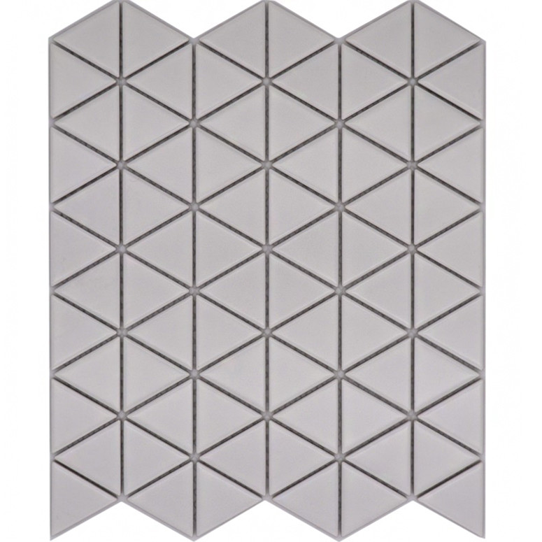 Triangel Klinkermosaik Vit Matt | Ekosten.se