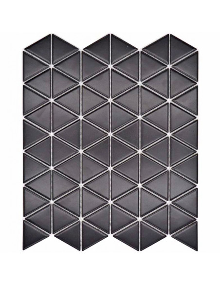 Triangel Klinkermosaik Svart Matt | Ekosten.se