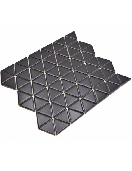 Triangel Klinkermosaik Svart Matt | Ekosten.se