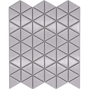 Triangel Klinkermosaik Vit Blank | Ekosten.se