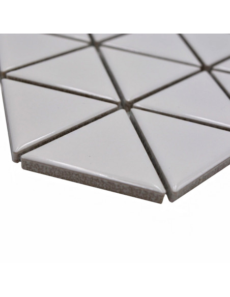 Triangel Klinkermosaik Vit Blank | Ekosten.se