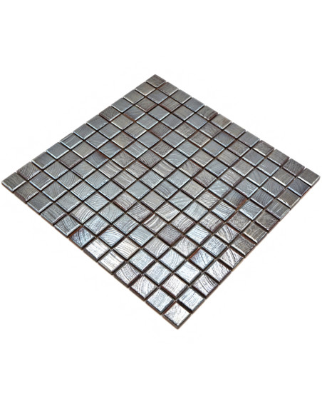 Silver Metallic Klinker Mosaik | Ekosten.se