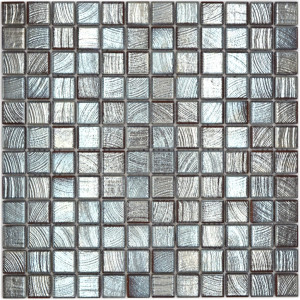Silver Metallic Klinker Mosaik | Ekosten.se