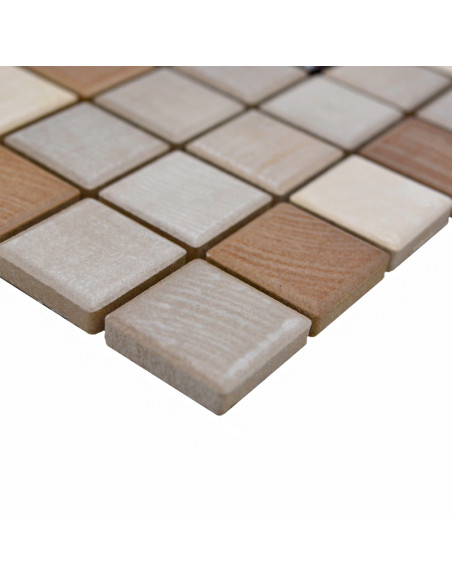 Klinker Mosaik Wood Silver | Ekosten.se