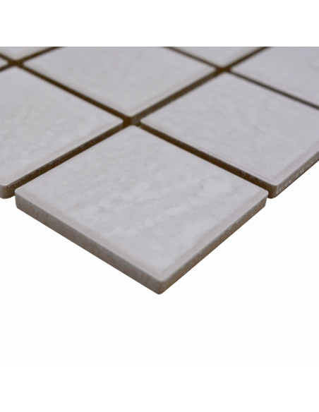 Vit Klinkermosaik White Stone | Ekosten.se