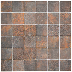 Brun Klinkermosaik Rust | Ekosten.se