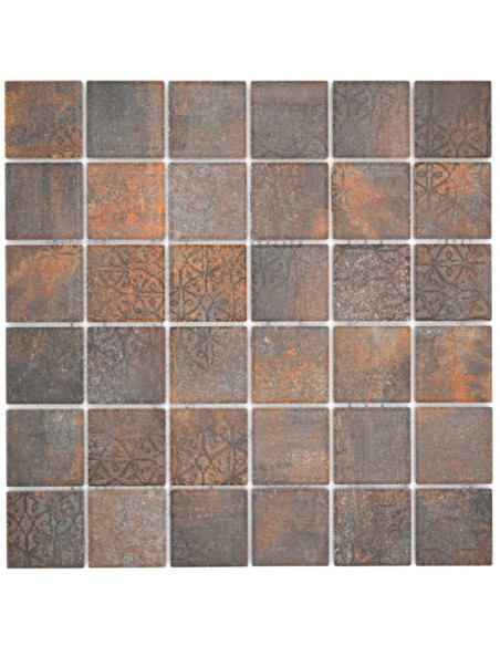 Brun Klinkermosaik Rust | Ekosten.se