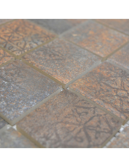 Brun Klinkermosaik Rust | Ekosten.se