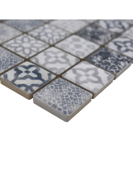 Retro Klinkermosaik Grå | Ekosten.se
