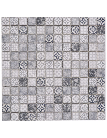 Retro Klinkermosaik Grå | Ekosten.se