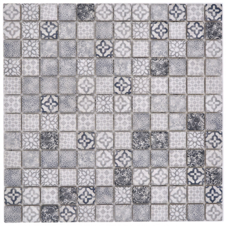 Retro Klinkermosaik Grå | Ekosten.se