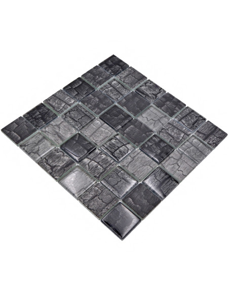 Kristall Mosaik Petrified Forest Black | Ekosten.se