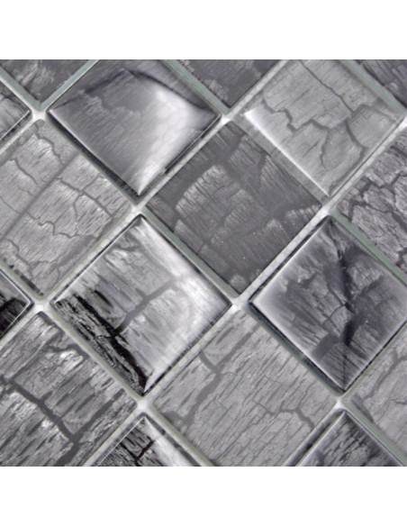Kristall Mosaik Petrified Forest Black | Ekosten.se
