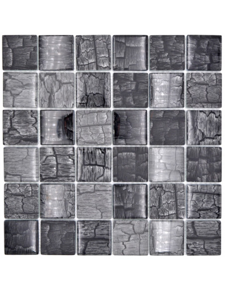 Kristall Mosaik Petrified Forest Black | Ekosten.se