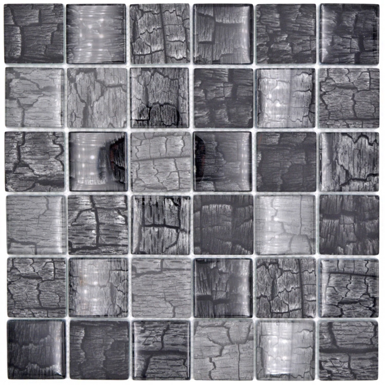 Kristall Mosaik Petrified Forest Black | Ekosten.se