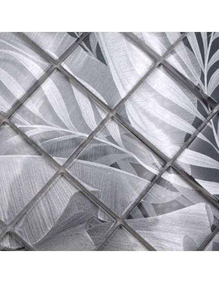 Kristall Mosaik Rain Forest Grey | Ekosten.se
