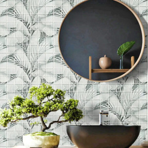 Kristall Mosaik Rain Forest Grey | Ekosten.se