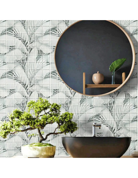 Kristall Mosaik Rain Forest Grey | Ekosten.se