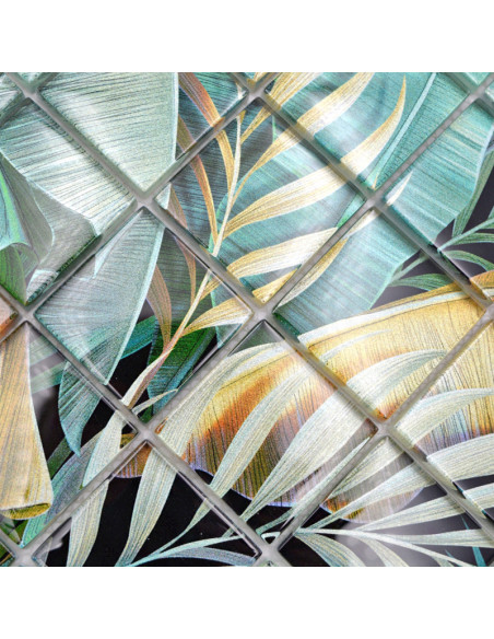 Kristall Mosaik Rain Forest Green Brown | Ekosten.se