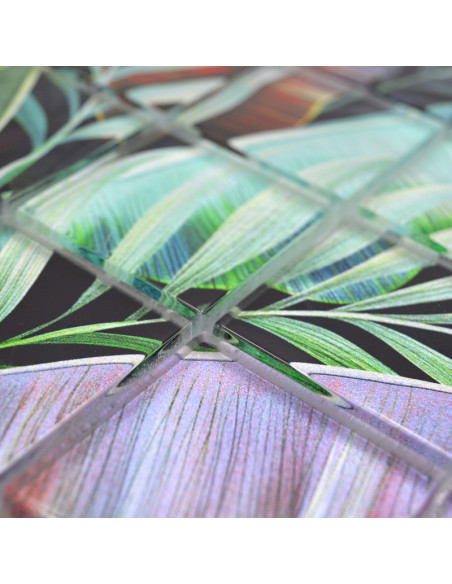 Kristall Mosaik Rain Forest Green Purple | Ekosten.se
