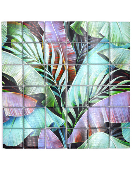 Kristall Mosaik Rain Forest Green Purple | Ekosten.se