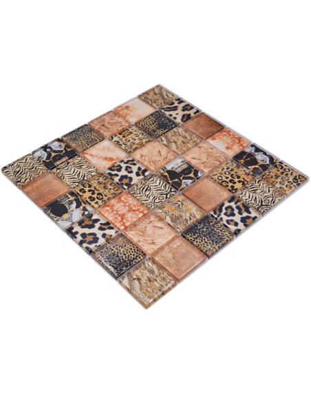 Kristall Mosaik Wildlife Brun | Ekosten.se