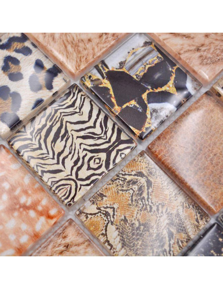 Kristall Mosaik Wildlife Brun | Ekosten.se