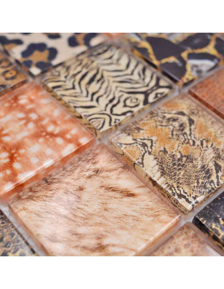 Kristall Mosaik Wildlife Brun | Ekosten.se