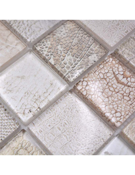 Kristall Mosaik Wildlife Beige | Ekosten.se