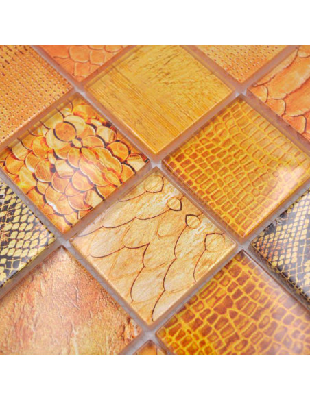 Kristall Mosaik Wildlife Orange | Ekosten.se