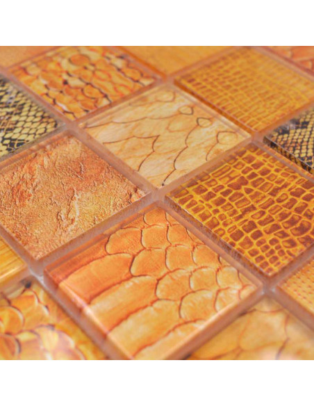 Kristall Mosaik Wildlife Orange | Ekosten.se