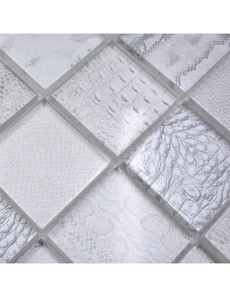 Kristall Mosaik Wildlife Vit | Ekosten.se