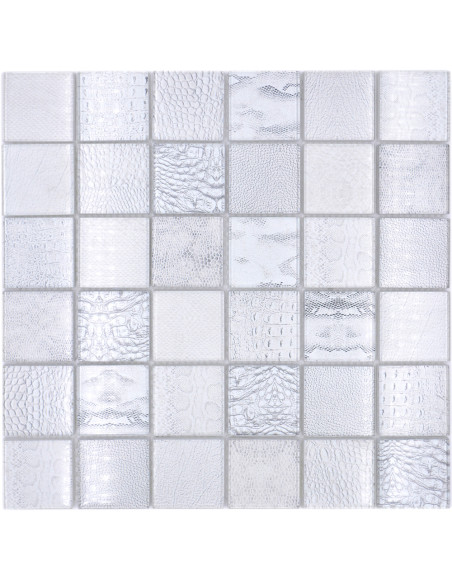Kristall Mosaik Wildlife Vit | Ekosten.se