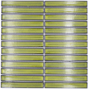 Retro Stavmosaik Grön Spräcklig | Ekosten.se