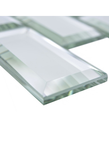 Metro Mosaik Mirror Fasade Kanter | Ekosten.se