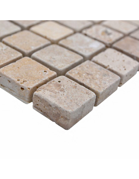 Natursten Mosaik Travertin Chiaro Antik | Ekosten.se