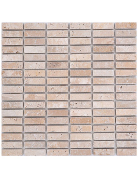 Brickmosaik Natursten Travertin Chiaro Antik | Ekosten.se