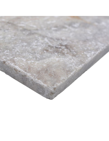 Silver Travertin Natursten Antik 30x30cm | Ekosten.se