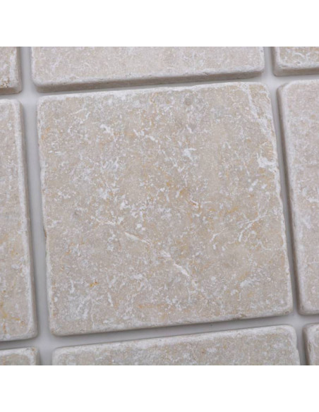 Beige Marmor Botticino Antik 15x15cm | Ekosten.se